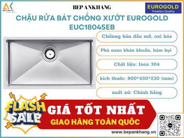 Chậu rửa bát chống xướt Eurogold EUC18045EB